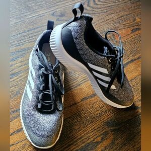 Adidas Bounce Gray Silver Nylon Athletic Shoe New Without Box Ladies Size 6